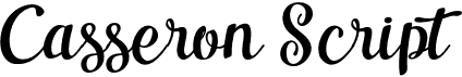 preview image of the Casseron Script font