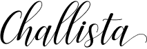preview image of the Challista font