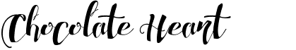 preview image of the Chocolate Heart font