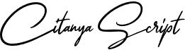 preview image of the Citanya Script font