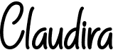 preview image of the Claudira font
