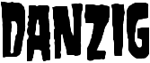 preview image of the Danzig 4P font