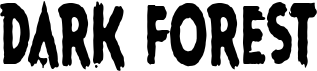 preview image of the Dark Forest font