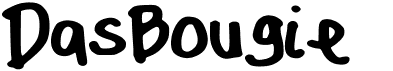 preview image of the DasBougie font