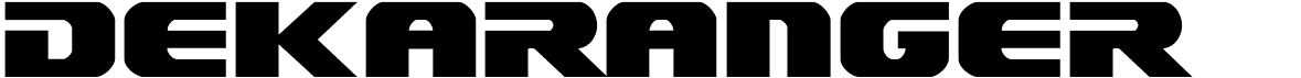 preview image of the Dekaranger font