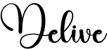 preview image of the Delive font