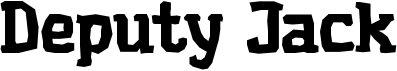 preview image of the Deputy Jack font