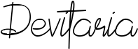 preview image of the Devitaria font