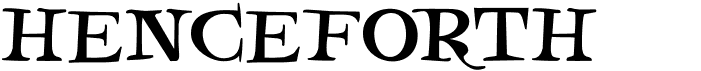 preview image of the DK Henceforth font