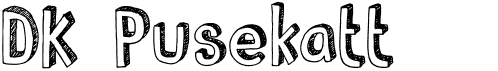 preview image of the DK Pusekatt font