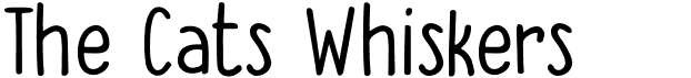 preview image of the DK The Cats Whiskers font