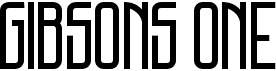 preview image of the DNS Gibsons One font
