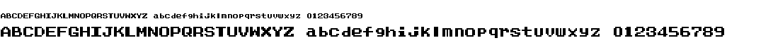 preview image of the Dragon Warrior IV font