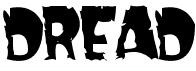 preview image of the Dread font