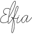 preview image of the Elfia font