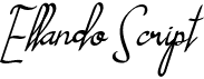 preview image of the Ellando Script font