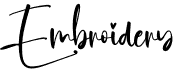 preview image of the Embroidery font