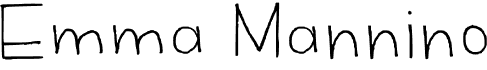 preview image of the Emma Mannino font