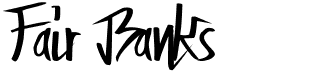 preview image of the Fair Banks font