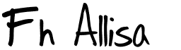 preview image of the Fh Allisa font