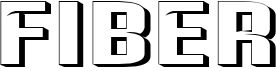 preview image of the Fiber font