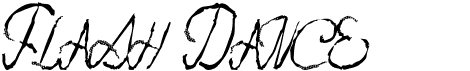 preview image of the Flash Dance font