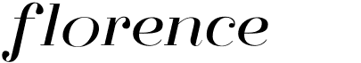 preview image of the Florence font