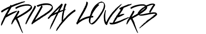 preview image of the Friday Lovers font