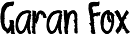 preview image of the Garan Fox font