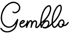 preview image of the Gemblo font