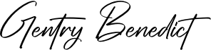 preview image of the Gentry Benedict font