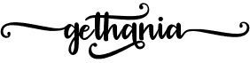 preview image of the Gethania font