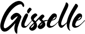 preview image of the Gisselle font