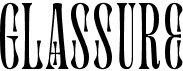 preview image of the Glassure font