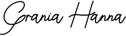 preview image of the Grania Hanna font