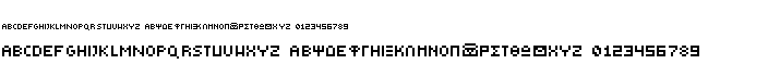 preview image of the Greek Bear Tiny E font