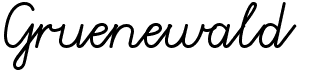 preview image of the Gruenewald VA font