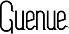 preview image of the Guenue font