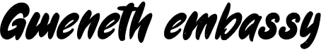 preview image of the Gweneth embassy font