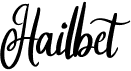 preview image of the Hailbet font