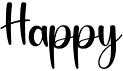 preview image of the Happy font