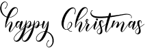 preview image of the Happy Christmas font