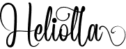 preview image of the Heliolla font