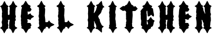 preview image of the Hell Kitchen font