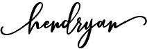 preview image of the Hendryan font