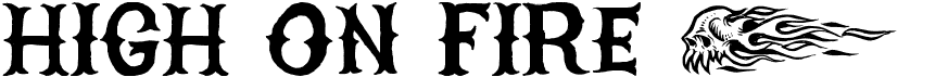 preview image of the High On Fire font