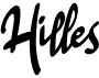 preview image of the Hilles font