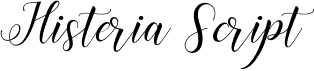 preview image of the Histeria Script font