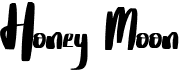 preview image of the Honey Moon font