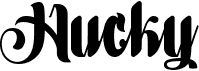 preview image of the Hucky font